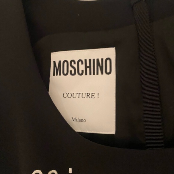 Moschino Couture Black Dress IT 38 or US 4. Made in Italy - Picture 5 of 10